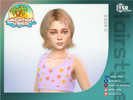 Sims 4 — VACATION VIBES - Short Bob Hair for Children - Ginko 228C by Daisy-Sims — (The hair clips on the preview need to