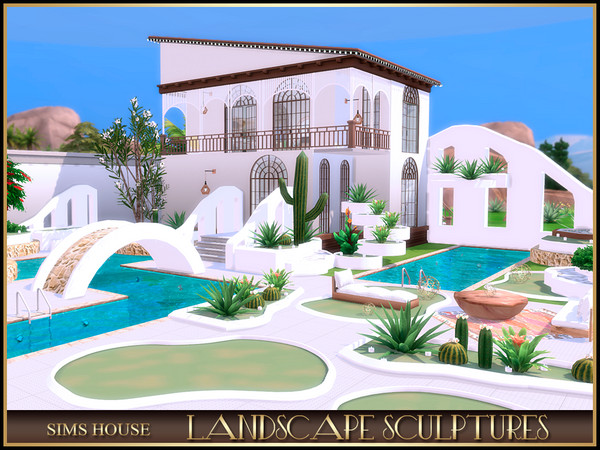 Sims 4 — LANDSCAPE SCULPTURES by Sims_House — LANDSCAPE SCULPTURES