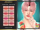 Sims 4 — Vacation Vibes - Soda Pop Lips by Anonimux_Simmer — - 8 Swatches