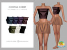 Sims 4 — Christina Corset by Charlotte_Morris — 7 swatches