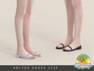 Sims 4 — Vacation Vibes - Slippers With Stars Female by Arltos — 4 colors.