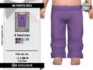 Sims 4 — IM PANTS N03 by David_Mtv2 — 8 swatches;