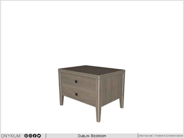 Sims 4 — Dublin End Table by Onyxium — Onyxium@TSR Design Workshop Dining Room Collection - Belong To The 2025 Year
