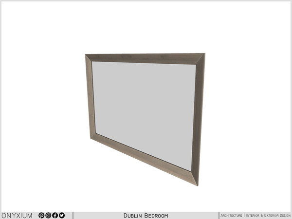 Sims 4 — Dublin Mirror by Onyxium — Onyxium@TSR Design Workshop Dining Room Collection - Belong To The 2025 Year
