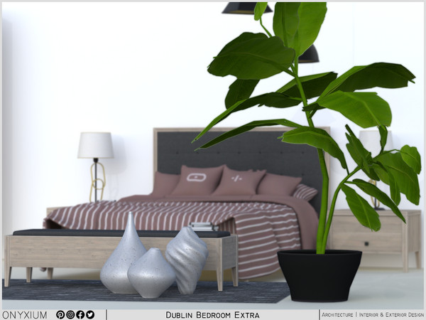 Sims 4 — Dublin Bedroom Extra by Onyxium — Onyxium@TSR Design Workshop Dining Room Collection - Belong To The 2025 Year