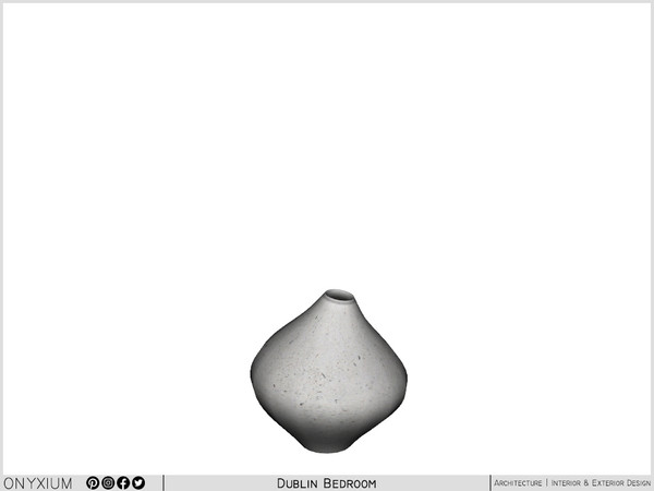 Sims 4 — Dublin Vase Tilted by Onyxium — Onyxium@TSR Design Workshop Dining Room Collection - Belong To The 2025 Year