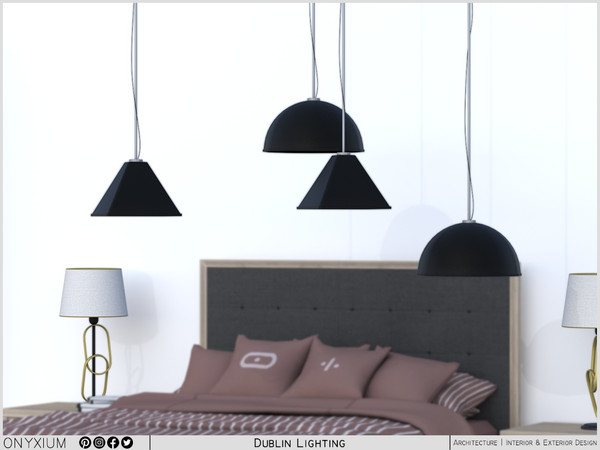 Sims 4 — Dublin Lighting by Onyxium — Onyxium@TSR Design Workshop Lighting Collection - Belong To The 2025 Year