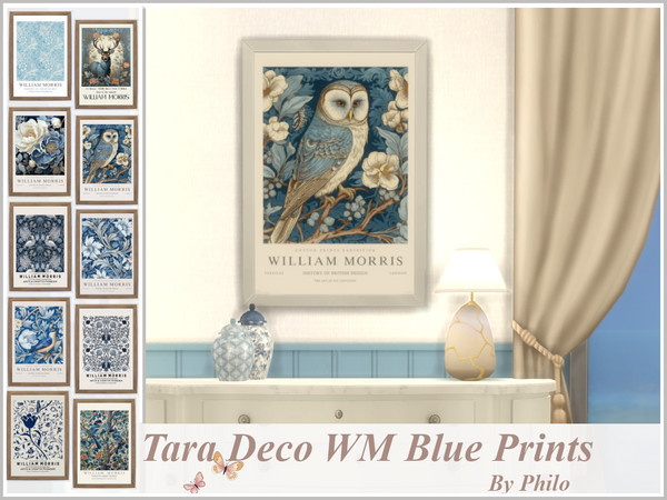 Sims 4 — Philo_TaraDecoSet_WM BluePrints by philo — The objects that make up this decorative set aim to give your