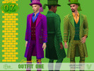 Sims 4 — OZ Emerald City Outfit by SimmieV — You've got to be seen... green! Or any of the other 7 fashionable colors in