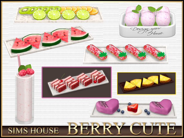 Sims 4 — BERRY CUTE by Sims_House — BERRY CUTE