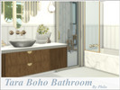 Sims 4 — Tara Boho Bathroom by philo — Lovely light boho bathroom. Size: 3X5