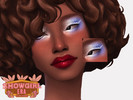 Sims 4 — The Showgirl Era Stardust Eyeliner by Sagittariah — base game compatible, 3 swatches, properly tagged, enabled