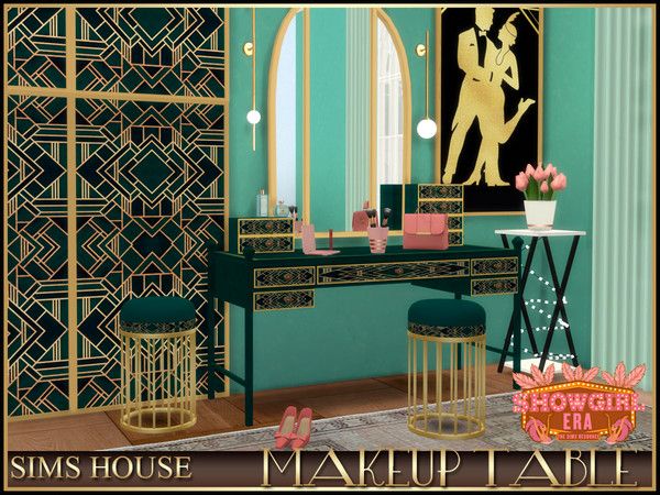 Sims 4 — MAKEUP TABLE by Sims_House — MAKEUP TABLE