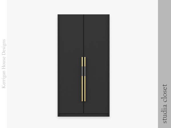 Sims 4 — Studia Closet by kerriganhouse — A modern and luxurious closet set for a penthouse or glamorous space.