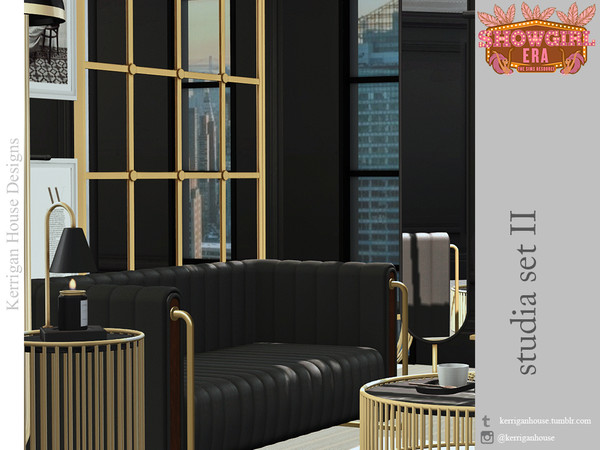 Sims 4 — Studia Set II by kerriganhouse — A modern and luxurious closet set for a penthouse or glamorous space.