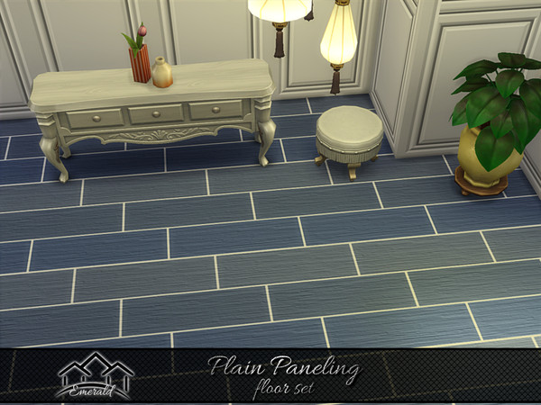 Sims 4 — Plain Paneling floor2 by Emerald — Plain Paneling has stylish decorative designs to match any taste and