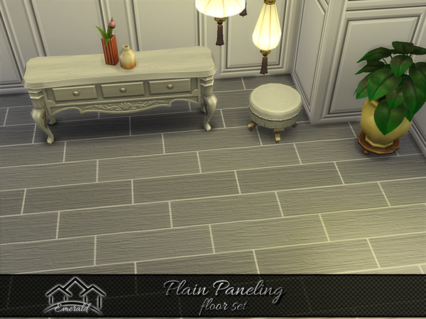 Sims 4 — Plain Paneling floor4 by Emerald — Plain Paneling has stylish decorative designs to match any taste and