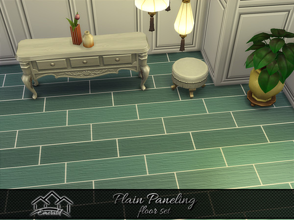 Sims 4 — Plain Paneling floor5 by Emerald — Plain Paneling has stylish decorative designs to match any taste and