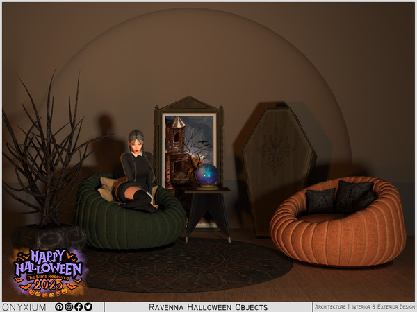 Sims 4 — Ravenna Halloween Objects by Onyxium — Onyxium@TSR Design Workshop Halloween Collection - Belong To The 2025