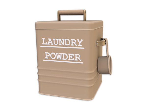 Sims 4 — Comiko Laundry Metal Container Powder | Laundry Room by Comiko — Part 1 - Laundry Set is base game compatible