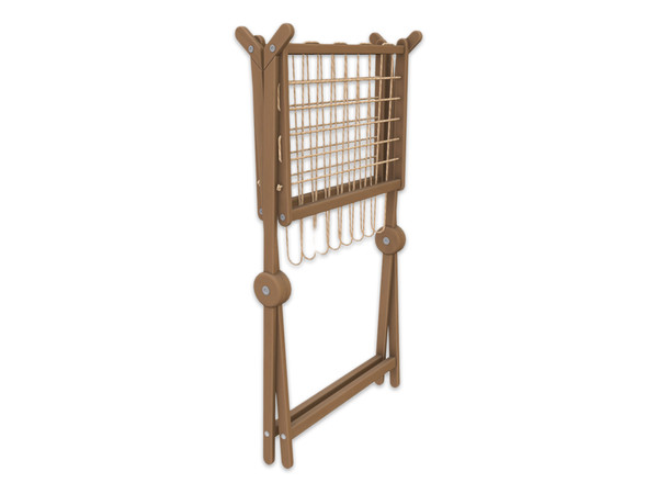 Sims 4 — Comiko Laundry Drying Rack Closed | Laundry Room by Comiko — Part 3 - Laundry Set is base game compatible and