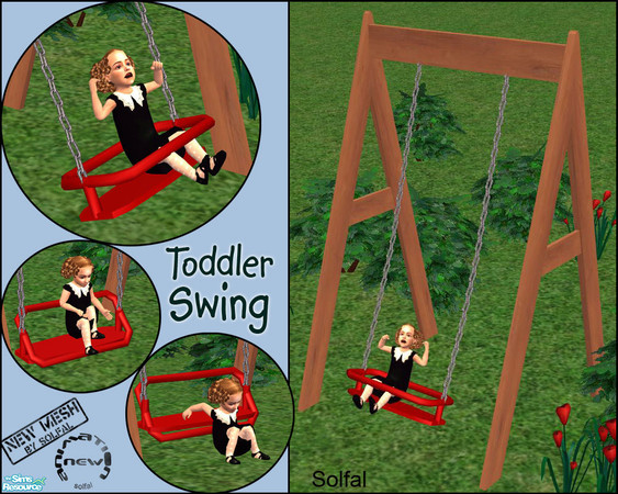 Sims 2 — Toddler Swing by solfal — 