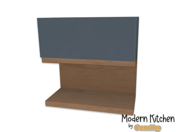 Sims 4 — Comiko Modern Kitchen Cabinet V1 | Kitchen Room by Comiko — Part 1 - Modern Kitchen Set is base game compatible