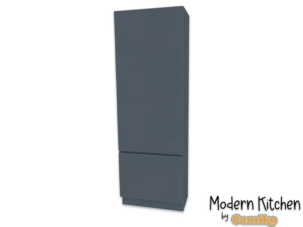 Sims 4 — Comiko Modern Kitchen Tall Cabinet | Kitchen Room by Comiko — Part 1 - Modern Kitchen Set is base game