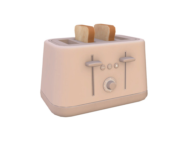Sims 4 — Comiko Kitchen Time Toaster DECO | Kitchen Room by Comiko — Part 1 - Kitchen Time Set is base game compatible