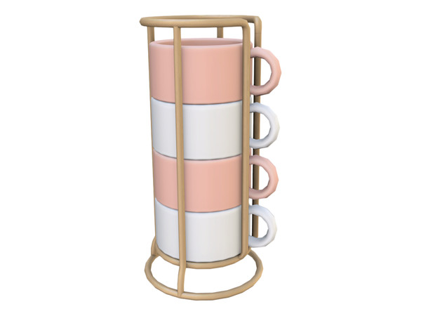 Sims 4 — Comiko Coffee Corner Mugs | Kitchen Room by Comiko — Part 1 - Coffee Corner Set is base game compatible and