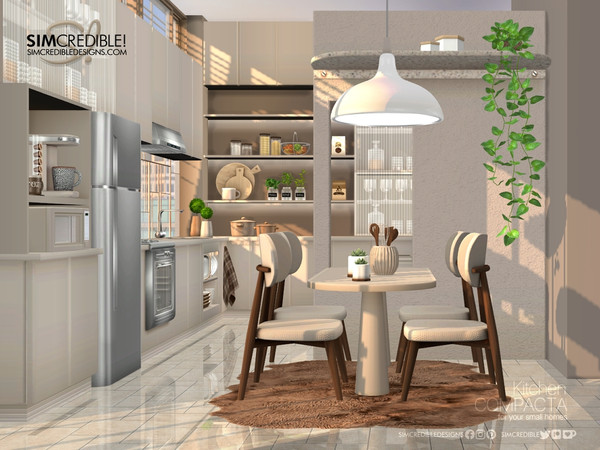Sims 4 — Compacta Kitchen Cabinetry by SIMcredible! — Bringing to your sims the Compacta Kitchen. This is the 1st part,