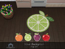 Sims 4 — Stove Backsplash rug set by Emerald — These stove backsplash are durable and luxurious options that provide rich
