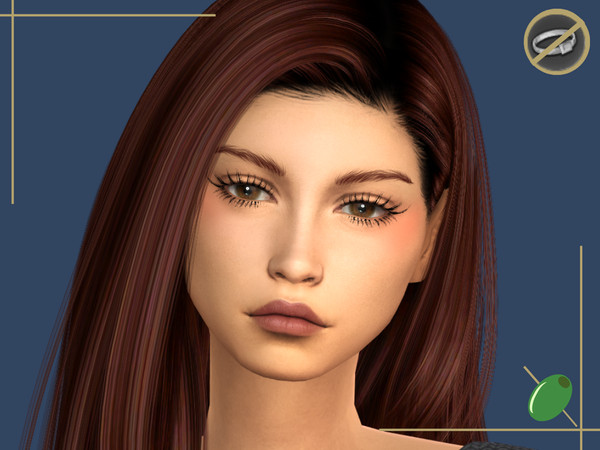 Sims 4 — Bethany 3D Lashes Rings Contradict by Pitted0live — Full 3D false effect eyelashes 2 versions