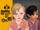 Sims 4 — Andriy Hair by GoAmazons — Straight hairstyle with long bangs for infants.
