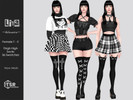 Sims 4 — LIYA - Thigh High Socks by Helsoseira — Style - Thigh high socks, stockings