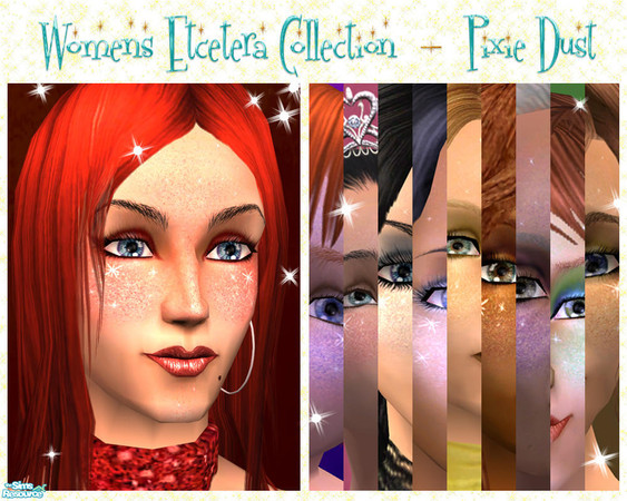Sims 2 — Etcetera Collection Pixie Dust by Xandher — Part two of my Etcetera Collection for women, this "Pixie