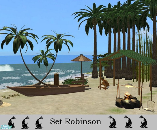 Sims 2 — Set Robinson by marilu — 8 new Meshes