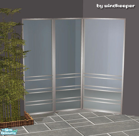 Sims 2 — Helios window 6 diagonal by Windkeeper — Diagonal version of Helios window 6 from this set. Requires that file