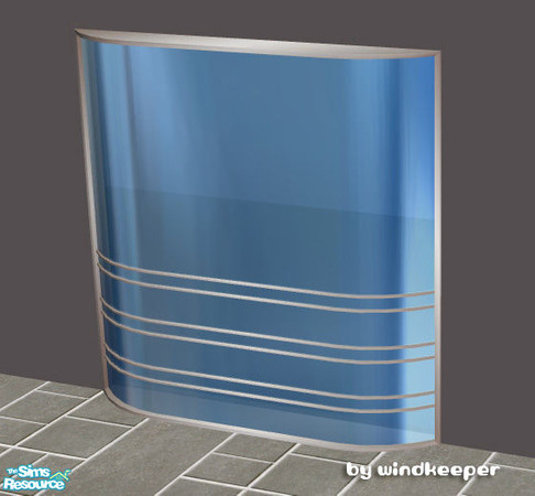 Sims 2 — Helios 3-tile curved window 3 by Windkeeper — Linked to Helios window from "Helios Doors and Windows"