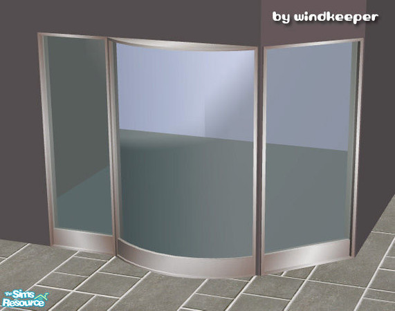 Sims 2 — Helios curved window 5 by Windkeeper — 2-tile curved window, linked to Helios window from "Helios Doors and