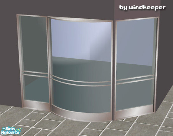 Sims 2 — Helios curved window 4 by Windkeeper — 2-tile curved window, linked to Helios window from "Helios Doors and