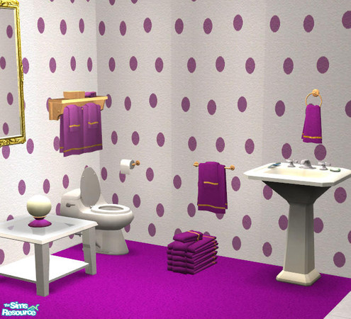 Sims 2 — TP Hanging MESH by DOT — TP Hanging MESH. DOTs Cove, dotted with towels. *OFB REQUIRED* Sims 2 by DOT of The