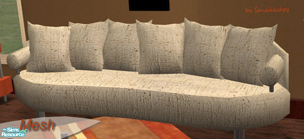 Sims 2 — Italia Collection - Sofa MESH by Simaddict99 — The fabric of this piece is "Bump Mapped";if you do not