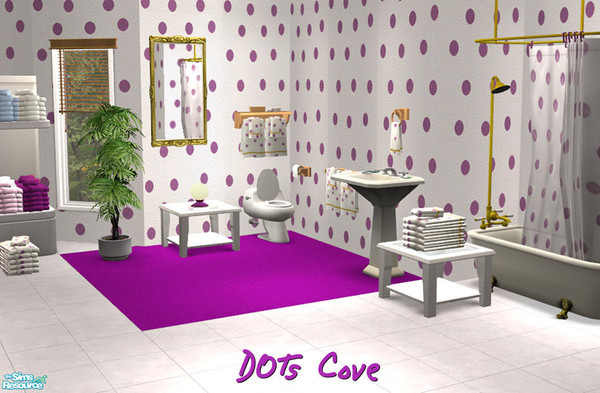 Sims 2 — DOTs Cove by DOT — DOTs Cove, dotted with towels. *see recommended and required* Sims 2 by DOT of The Sims
