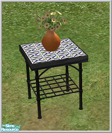 Sims 2 — mediterran iron set - B43 Mediterran Endtable Mesh by Birgit43 — 