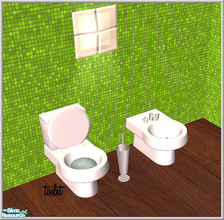 Sims 2 — V&B bathroom - B43 V&B Toilet Mesh by Birgit43 — 