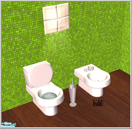 Sims 2 — V&B bathroom - B43 V&B Bidet Mesh by Birgit43 — 