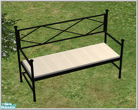 Sims 2 — mediterran iron set - B43 Mediterran Bench by Birgit43 — 