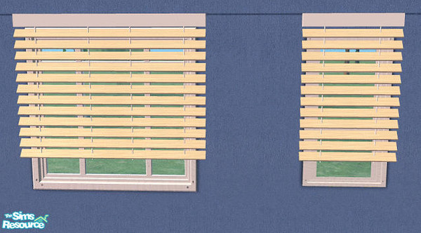 Sims 2 — Maya Kitchen - Blinds DIAGONAL MESH by Bitzybus — This is the mesh for diagonal walls, you must download the