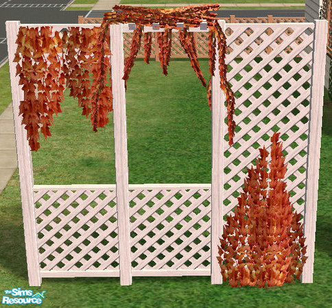 Sims 2 — Climbing Plants -  Autumn Creeper by Simaddict99 — autumn, virginia creeper